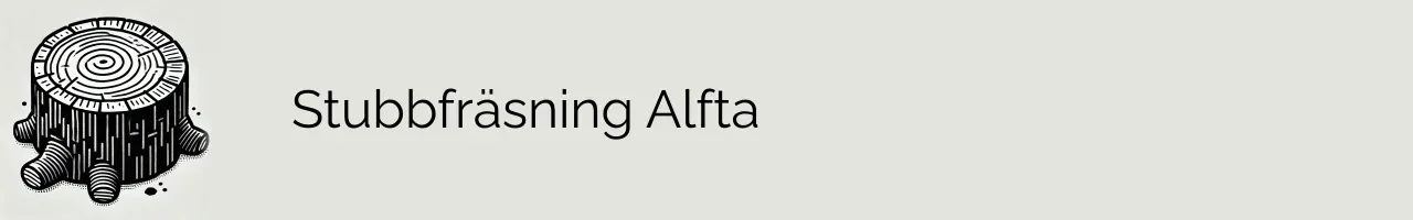 Stubbfräsning Alfta