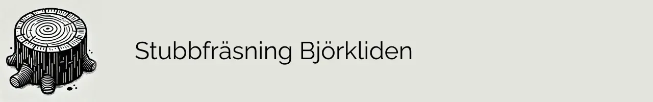 Stubbfräsning Björkliden