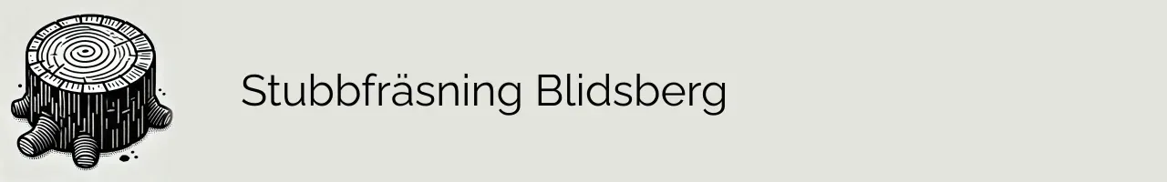 Stubbfräsning Blidsberg