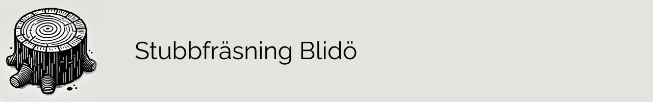 Stubbfräsning Blidö