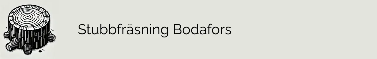 Stubbfräsning Bodafors