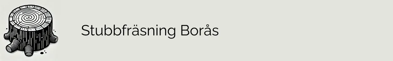 Stubbfräsning Borås